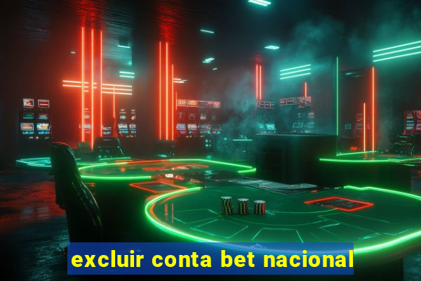 excluir conta bet nacional